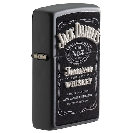 Zippo 2024 Zippo Jack Daniel'S Whiskey Black Matte,  ZIP-49281